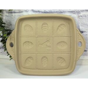 1993!🌿Brown Bag Cookie Art Easter Shortbread Mold Stoneware Cookie CottageBaker